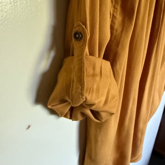 NWT  Sundance Femme Militaire Blouse Honey Military Inspired Size Petite Medium - Picture 10 of 15